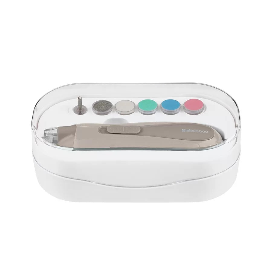 Kikkaboo: Electric Baby Nail File – Beige