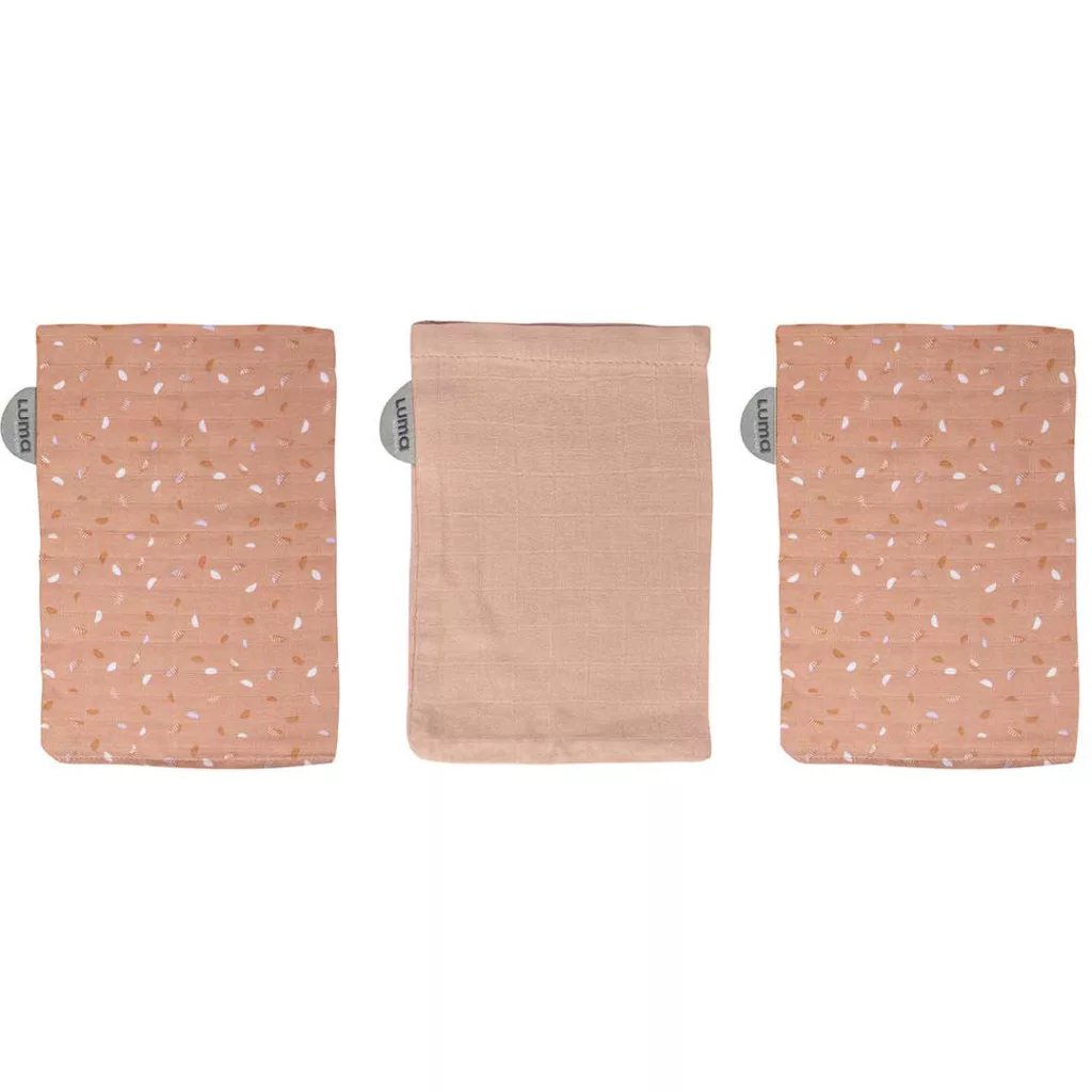 Luma Bamboo Muslin Washcloths – Half Moon (3 pcs)