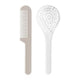 LUMA Comb and Hairbrush Set – White