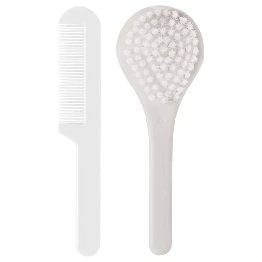 LUMA Comb and Hairbrush Set – Pure Oat