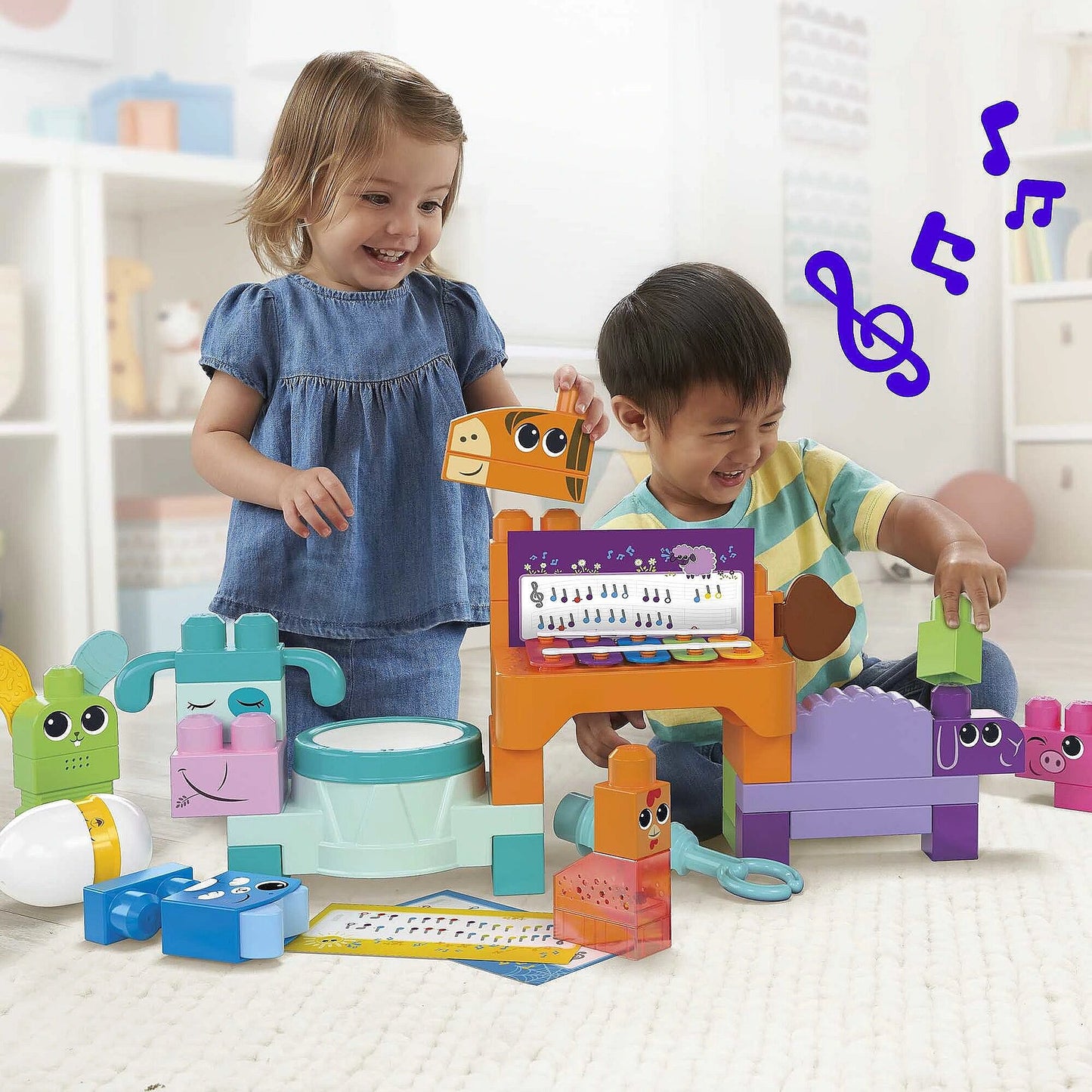 Mega Bloks First Builders Musical Farm Band - Playful Tunes for Little Farmers!