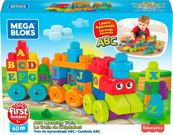 Mega Bloks First Builders ABC Learning Train - Choo-Choo Learning Fun!