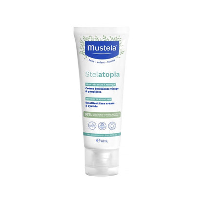 Mustela Stelatopia: Emollient Face Cream – For Atopic-Prone Skin (40ml)