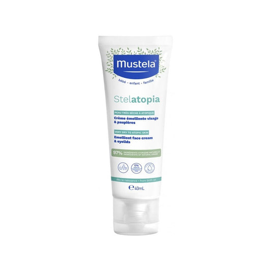 Mustela Stelatopia: Emollient Face Cream – For Atopic-Prone Skin (40ml)