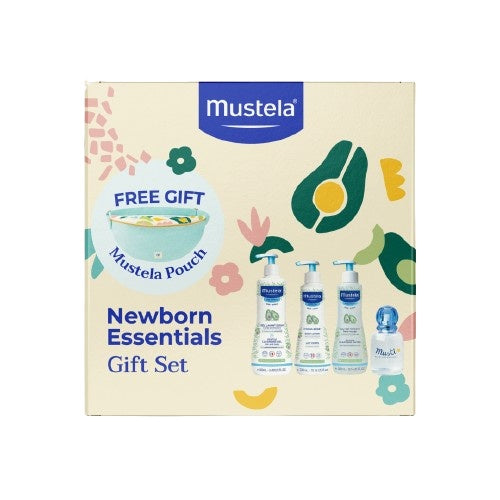 Mustela Newborn Essentials Gift Set Pastel Pouch