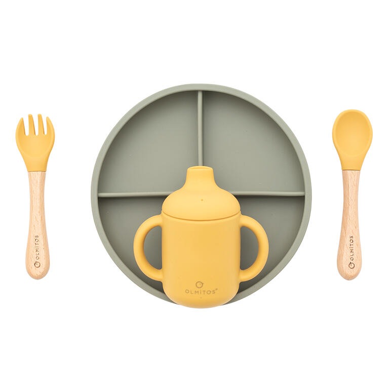 Olmitos 5-Piece Silicone Dinnerware Set