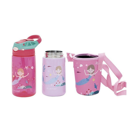 Mermaid-Themed Drinkware Set