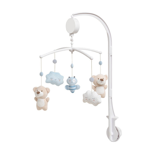 Cloud and Bear Crib Mobile