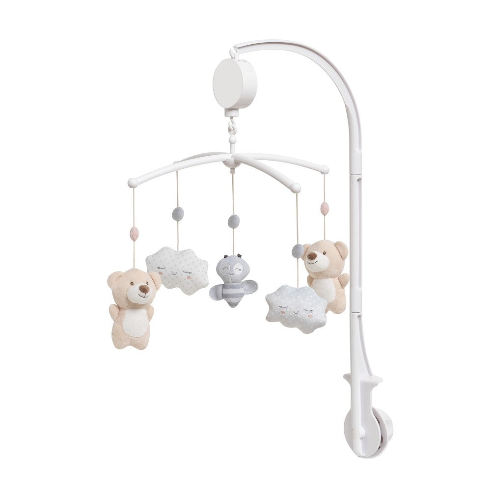 Cloud and Bear Crib Mobile