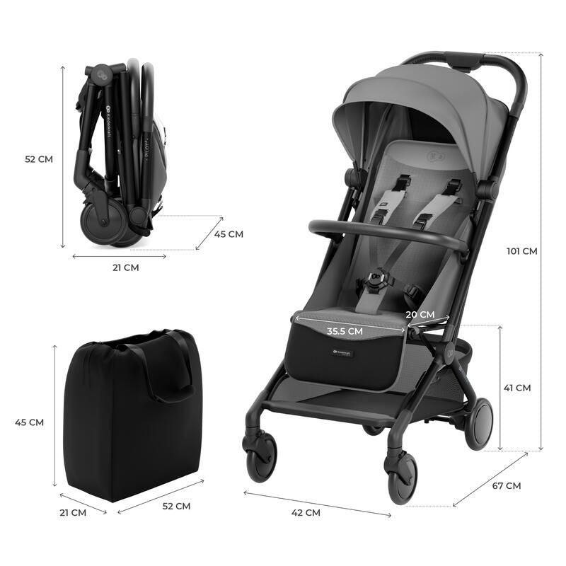 Pilot 2 Platinum Gray Stroller