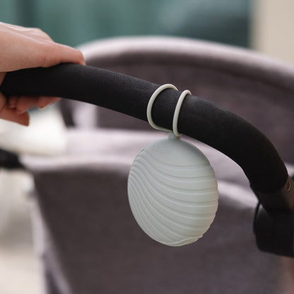 silicone soother case -green