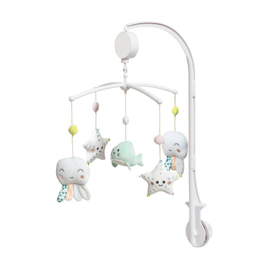 Cloud and Bear Crib Mobile