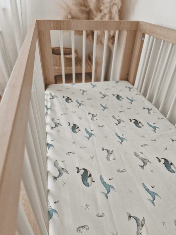 Koell: Cotton Sheet from the "Whales" Collection