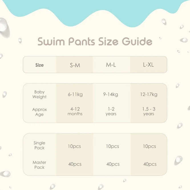 PureBorn Organic Bamboo Swim Pants