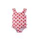 Zoocchini - Baby Ruffled Swim Suit - Strawberry - Pink