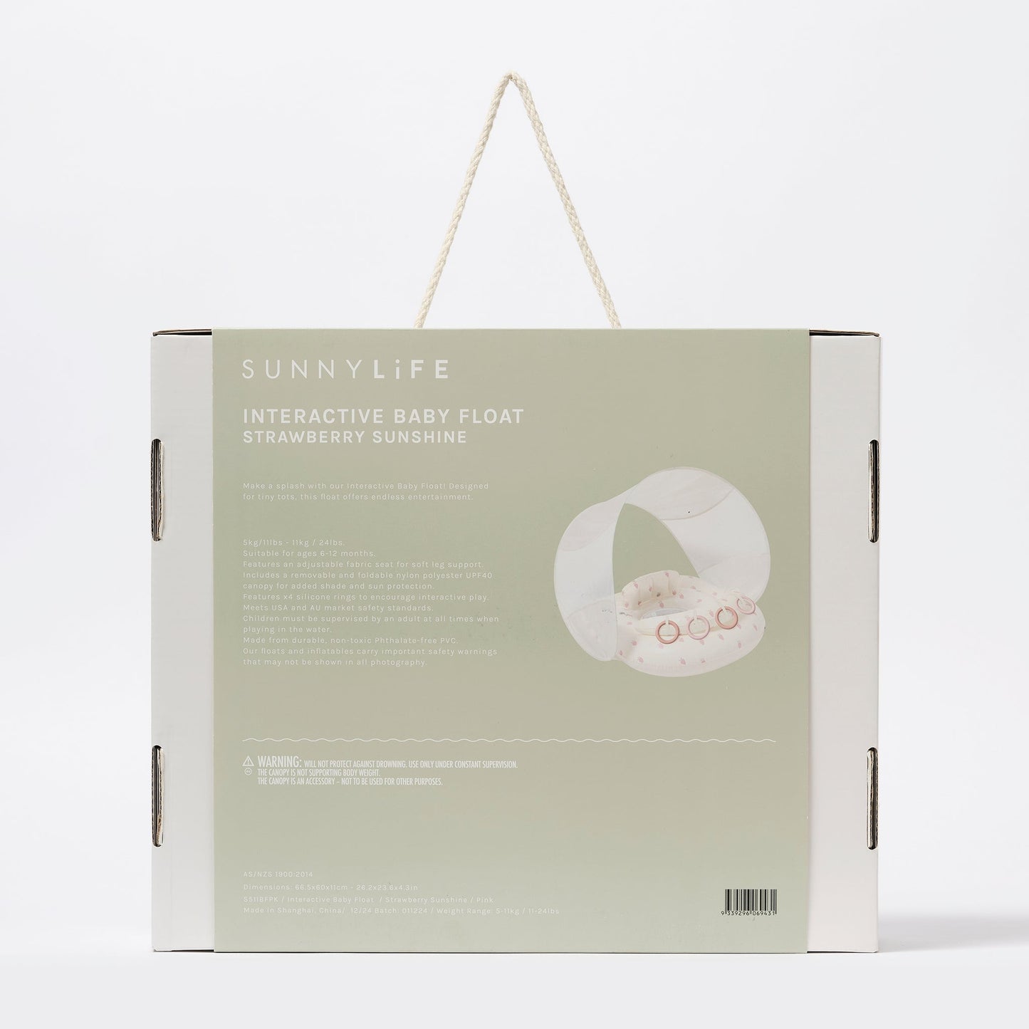 Baby Oasis with Canopy & Toys - Strawberry Delight