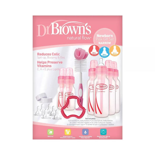 Natural Flow Newborn Pink Gift Set