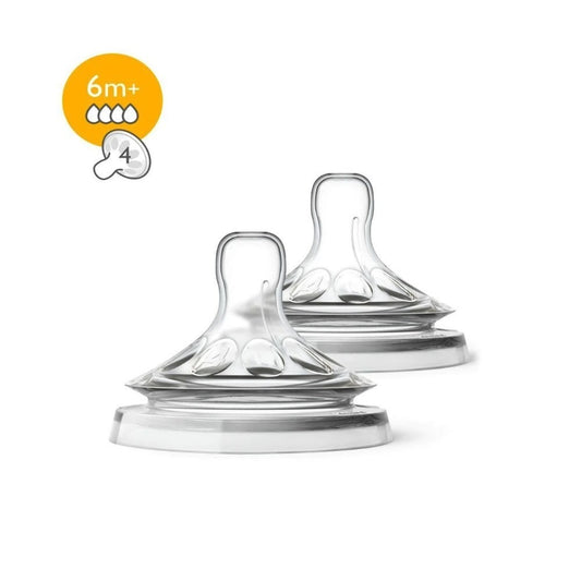 Avent Natural Baby Bottle Nipples (6m+)