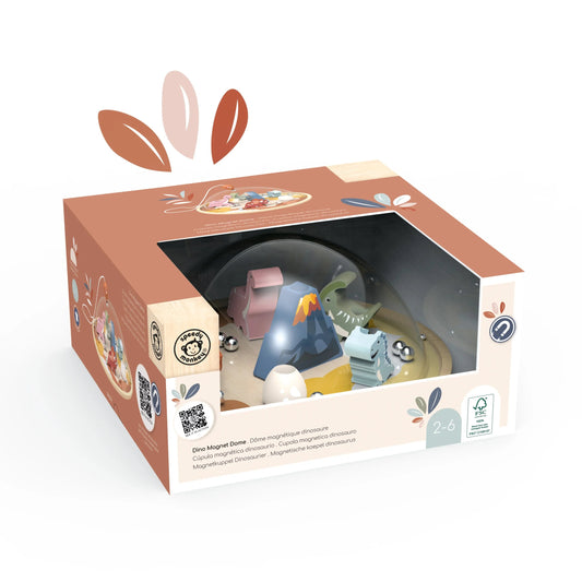 Speedy Monkey Dino Magnet Dome Game