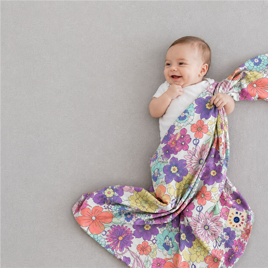 Floral Bloom Swaddling Blanket