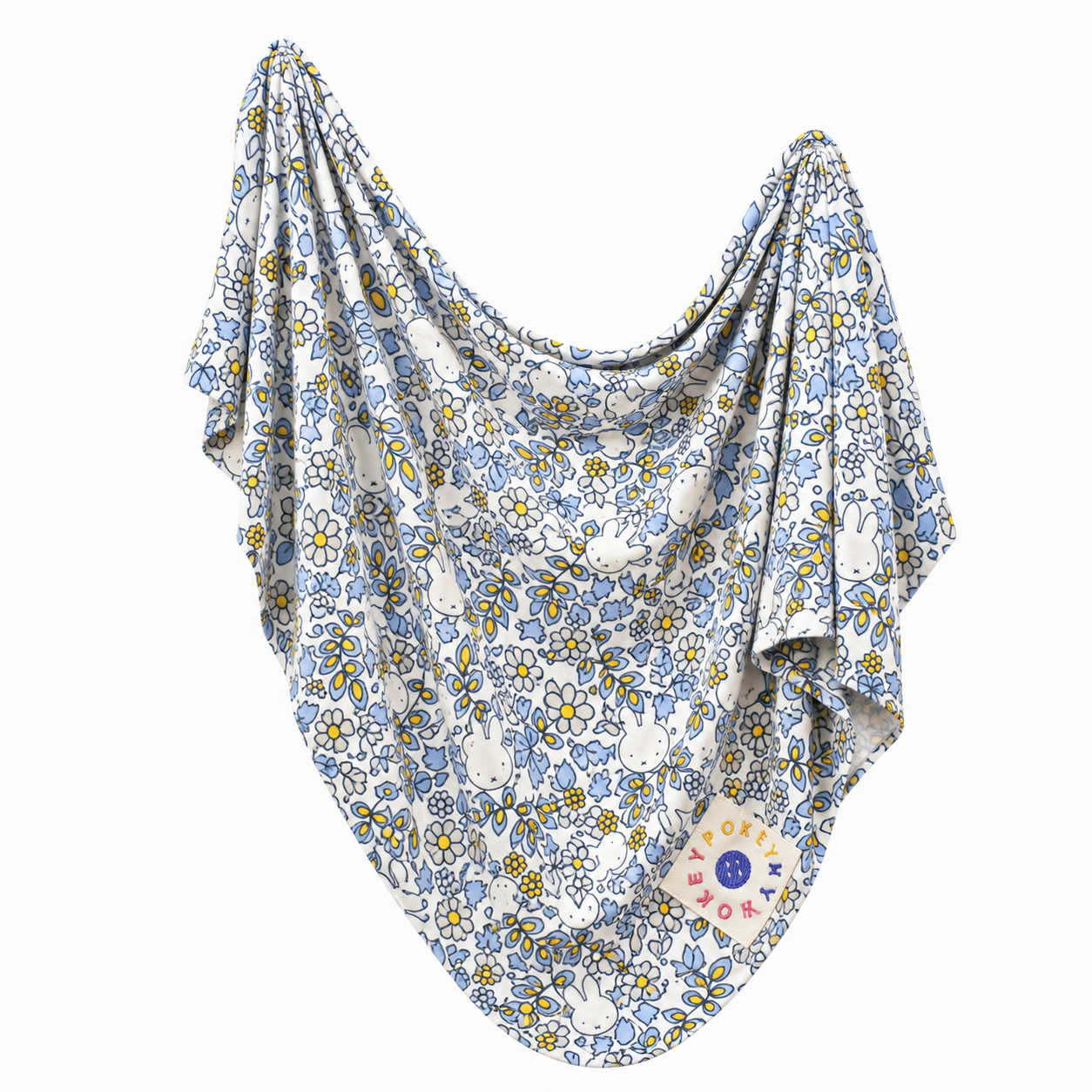 Bunny Bloom Swaddling Blanket