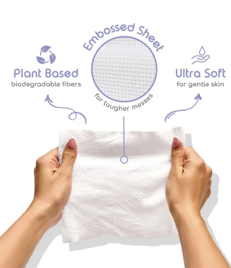 Pureborn Pure Moisture Wipes - 60 Pcs