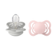 BIBS SUPREME 2 PACK SILICONE S1 HAZE/BLO
