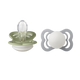 BIBS SUPREME 2 PACK SILICONE S1 SAGE GLO