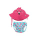 Baby/Toddler Swim Diaper & Sun Hat Set - Franny the Flamingo