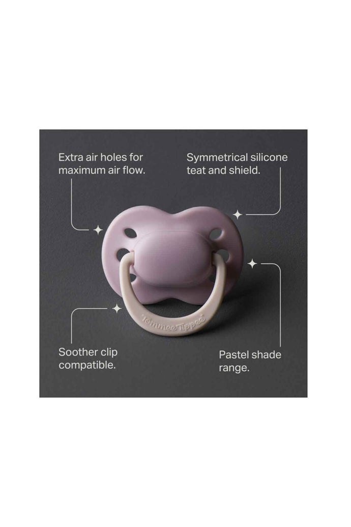 Tommee Tippee Newborn Silicone Soother (2 Pack)