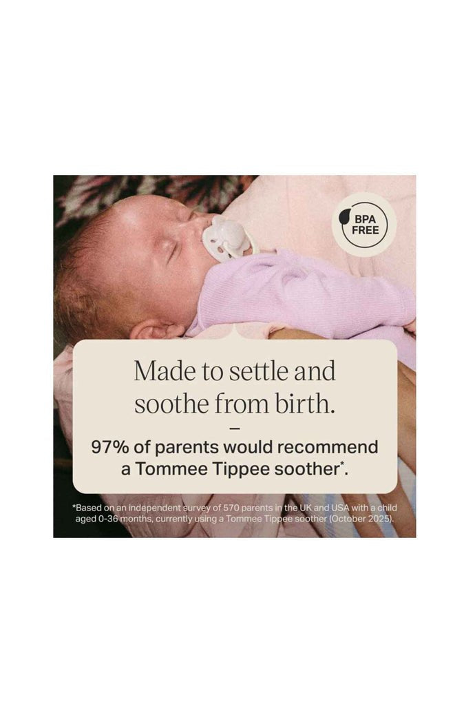 Tommee Tippee Newborn Silicone Soother (2 Pack)