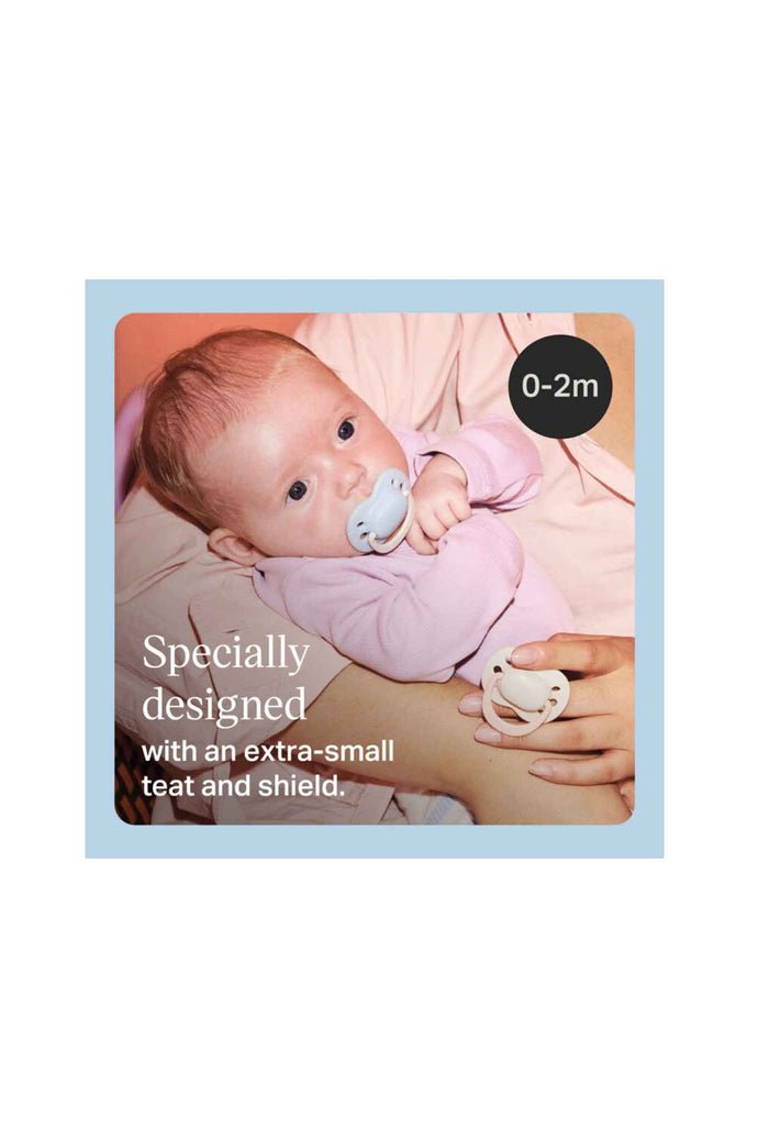 Tommee Tippee Newborn Silicone Soother (2 Pack)