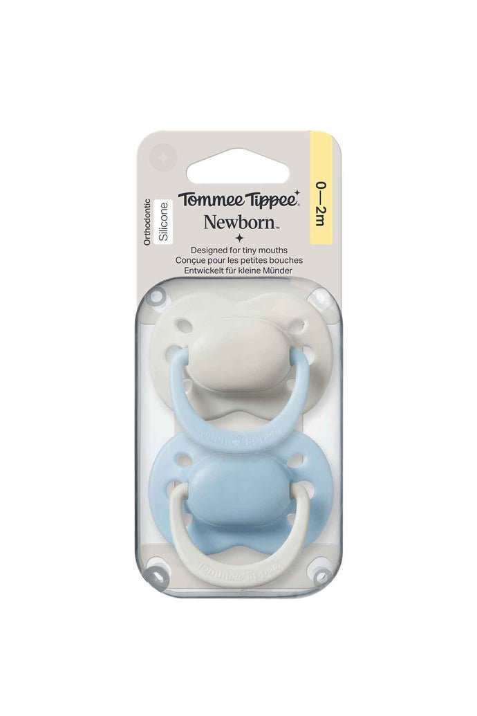 Tommee Tippee Newborn Silicone Soother (2 Pack)