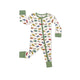 Children's pajama with car pattern on a white background