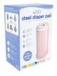 Ubbi Steel Diaper Pail Pink