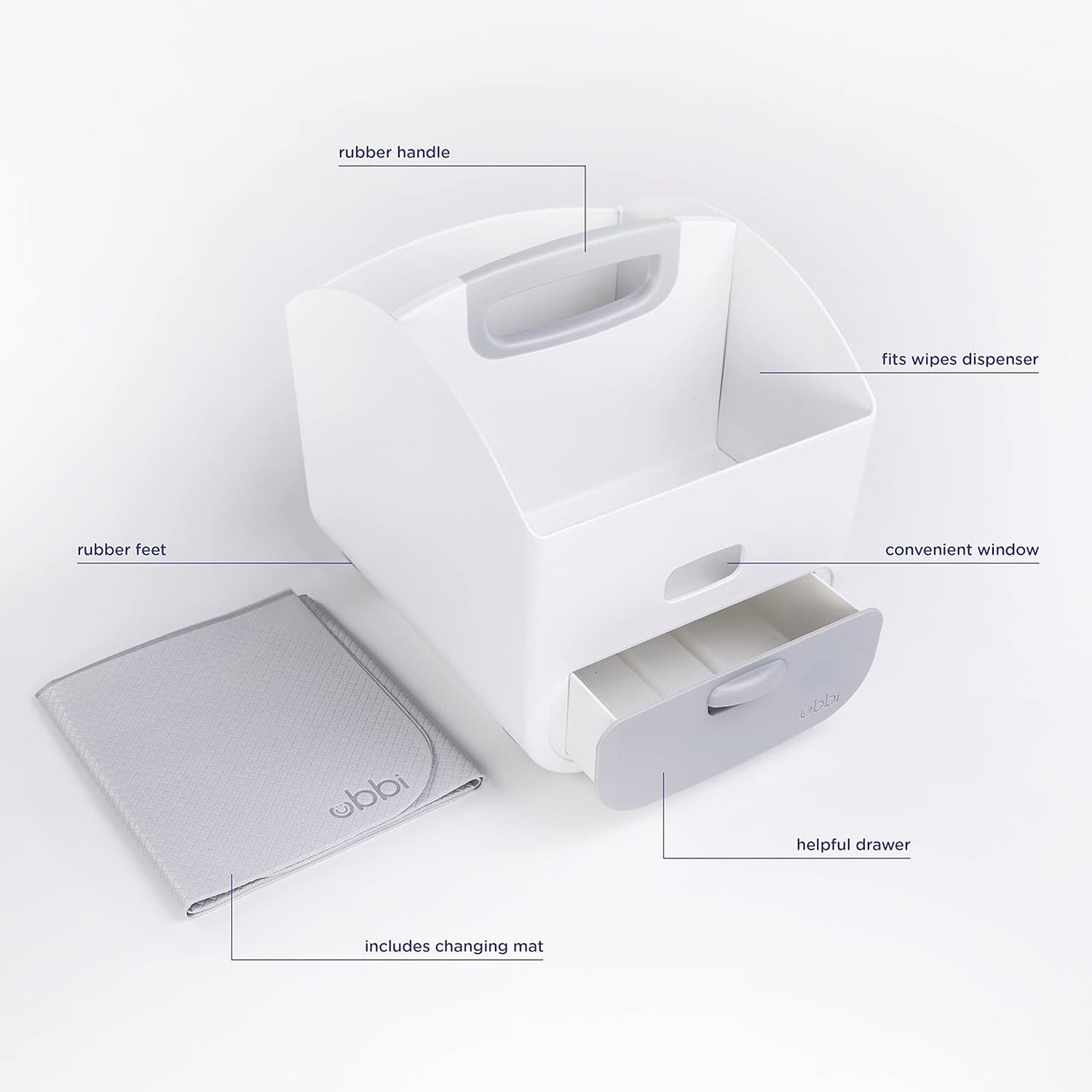 Portable Diaper Changing Station Diaper Storage Caddy