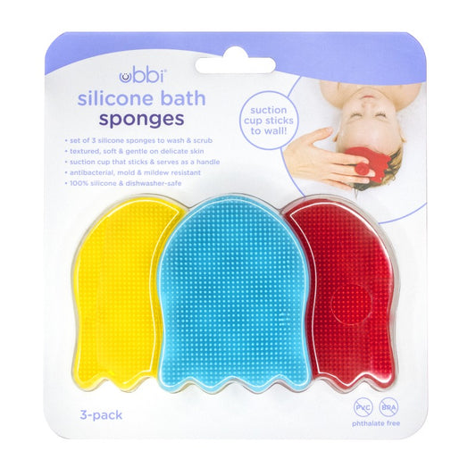 Silicone bath sponges