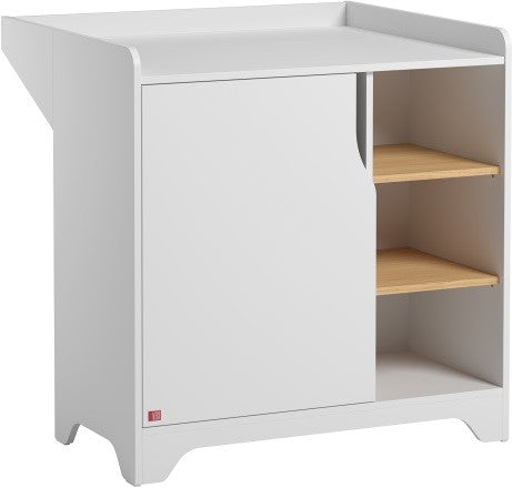 Vox Dresser With Changer Leaf White/Oak