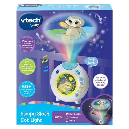VTech Baby: Sleepy Sloth Cot Light & Musical Soother