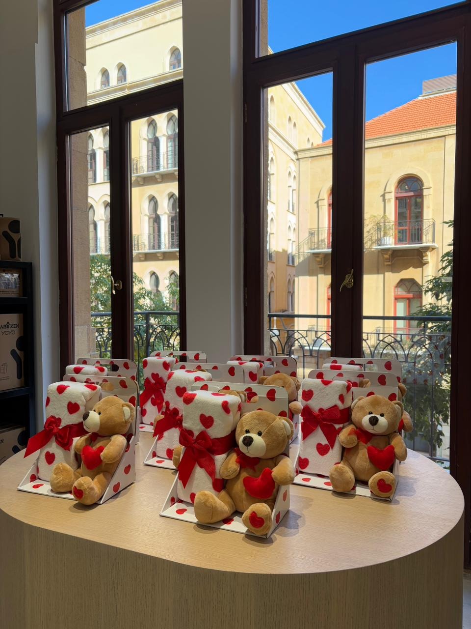 Valentine's Teddy & Blanket Set