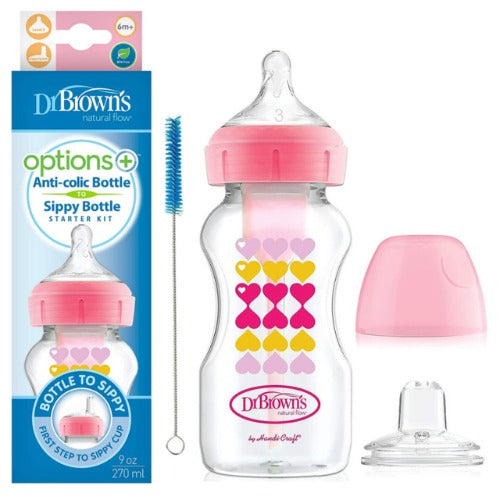 Options+ Wide-Neck Glass Baby Bottle - 8 oz