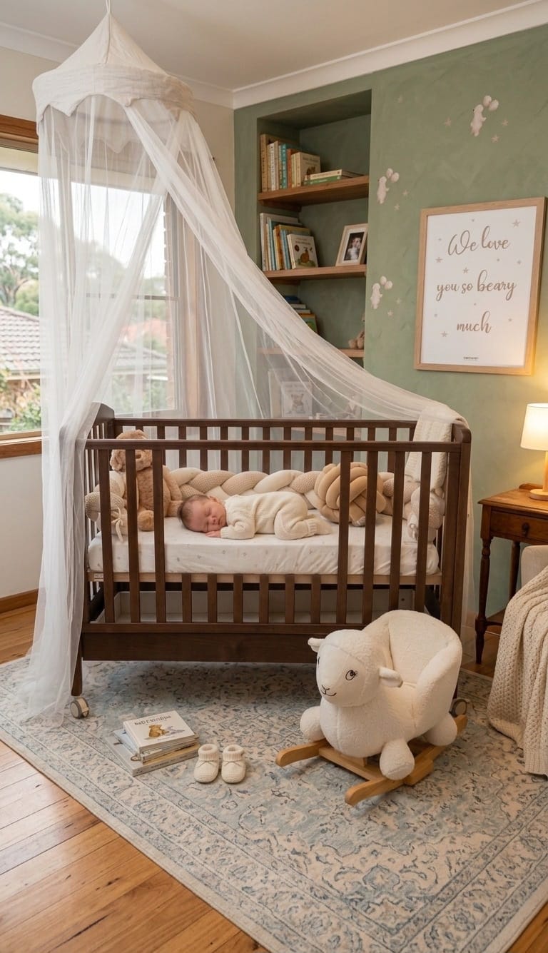 Classic Wooden Baby Bed (140x70)