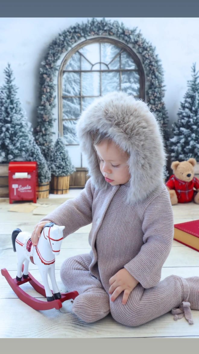 Real Fur - Beige 1-3M