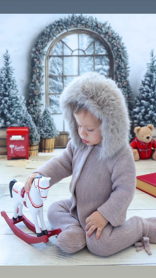 Real Fur - Beige 1-3M