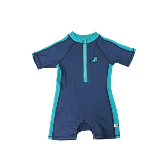 Zoocchini - Boy's One Piece Rashguard Swimsuit - Wally The Walrus
