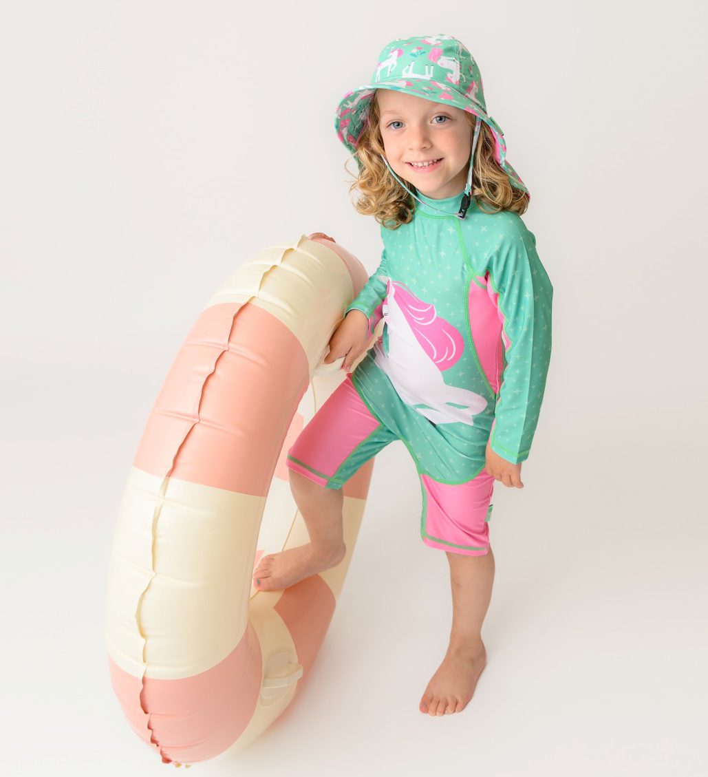 Zoocchini Cape Sunhat UPF50 Unity the Unicorn – 6-24m