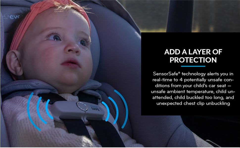 Evenflo Revolve180 LiteMax NXT Rotational Infant Car Seat with SensorySoothe