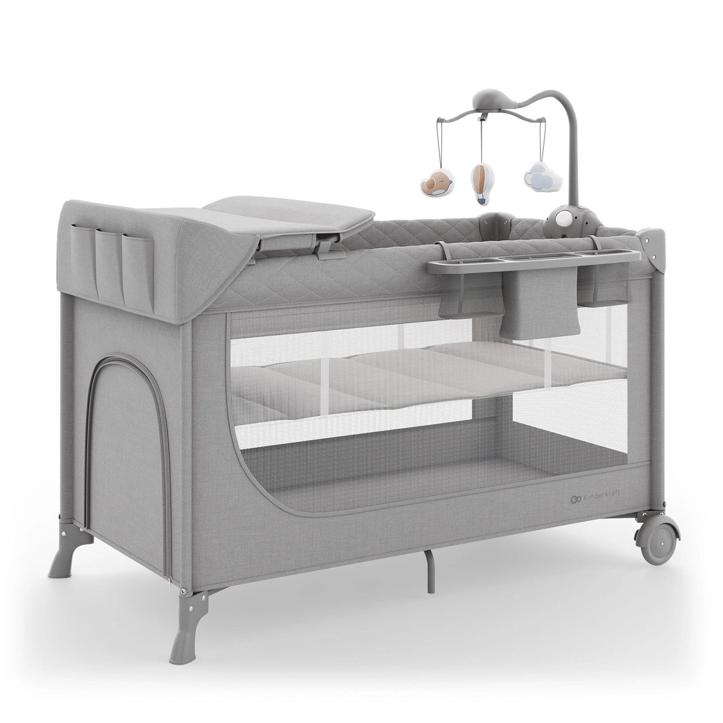 Kinderkraft: LEODY UP Travel Cot with Accessories