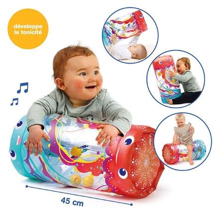 LUDI: Baby Roll Jellyfish - Inflatable Sensory Activity Roller