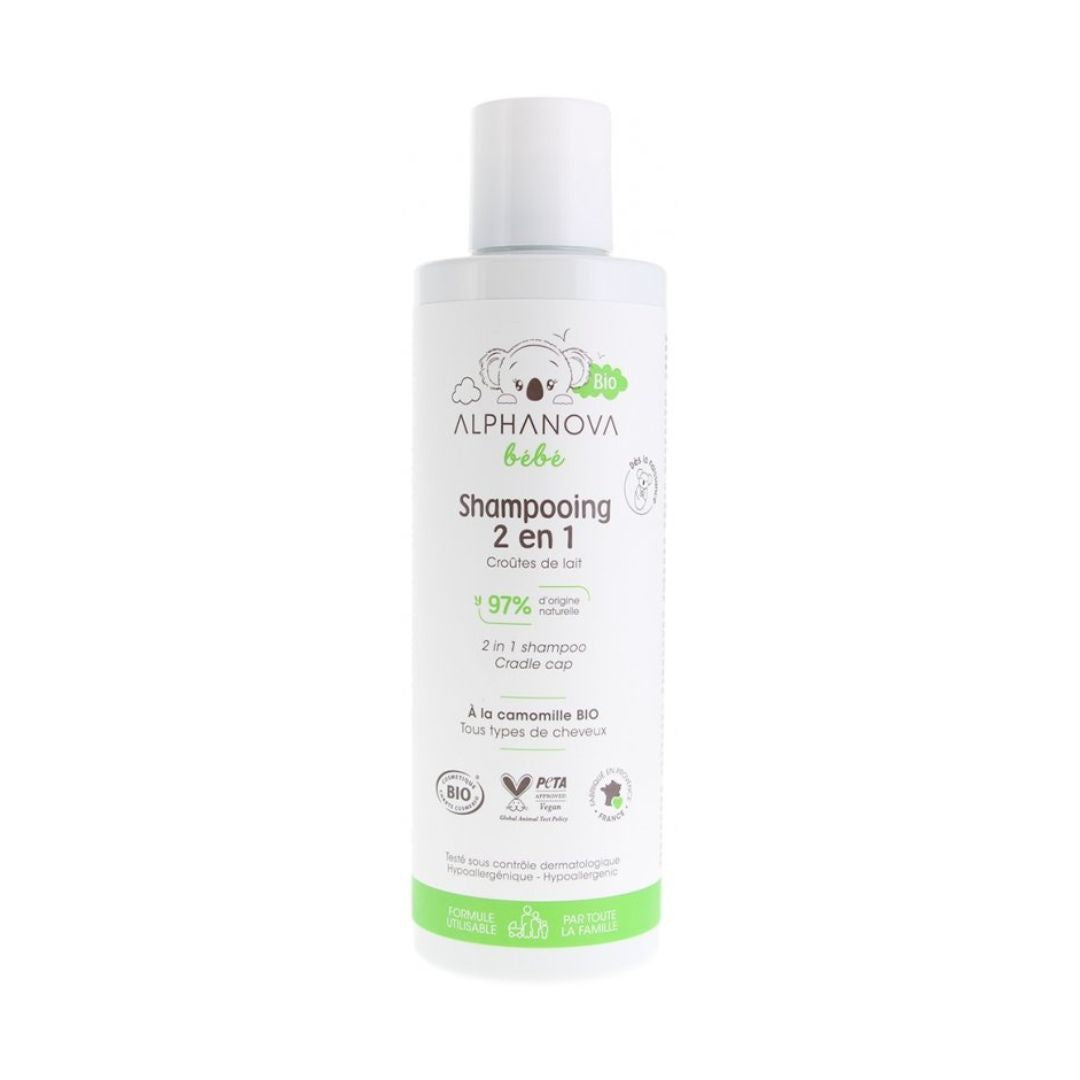 Alphanova Baby: 2in1 Organic Body Wash & Shampoo (200ml)